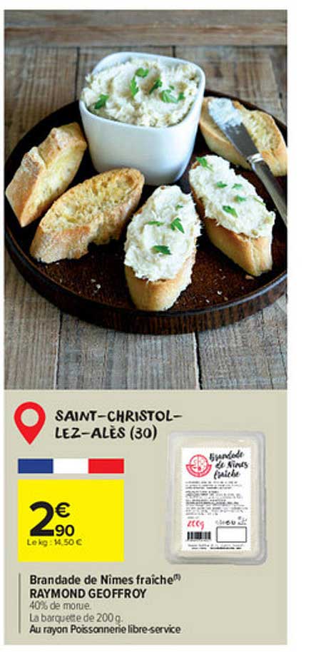 Brandade De Nimes Fraîche Raymond Geoffroy