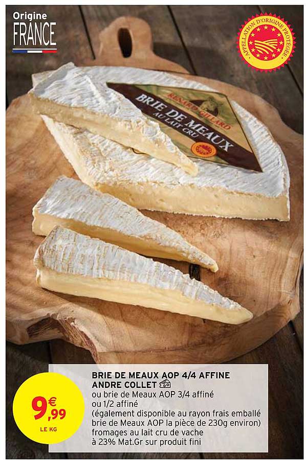 brie de meaux aop 4-4 affine andré collet