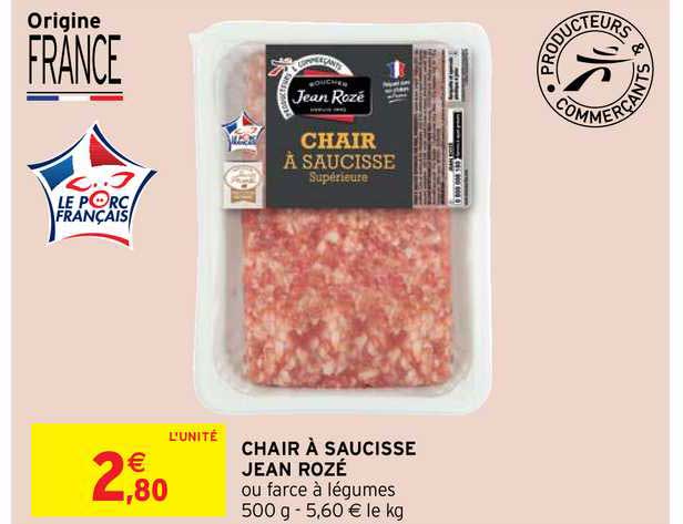 chair à saucisse jean rozé