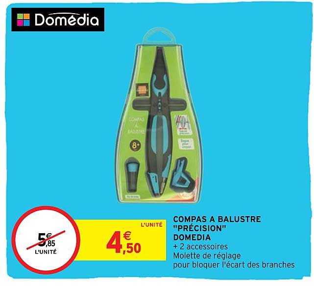 compas à balustre "précision" domédia