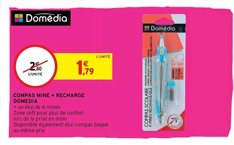 compas mine + recharge domédia