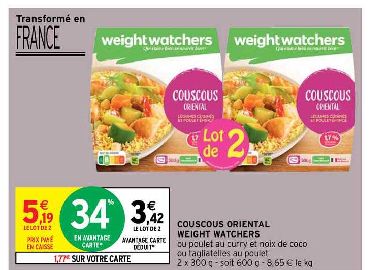 couscous oriental weight watchers