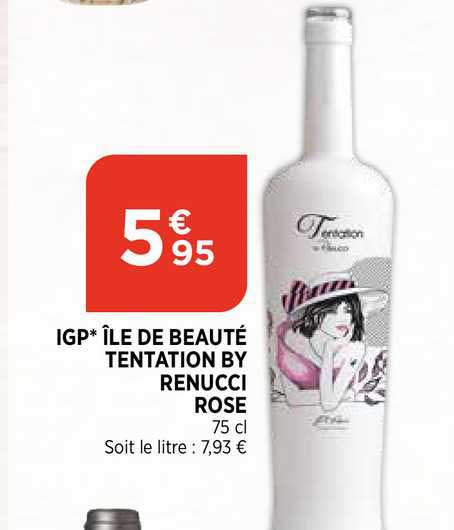 igp île de beauté tentation by renucci rosé