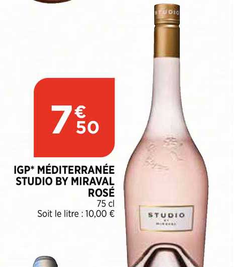 Igp Méditerranée Studio By Miraval Rosé