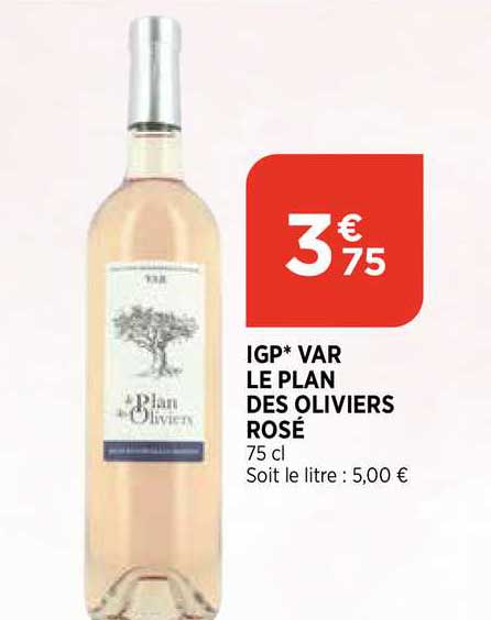 igp var le plan des oliviers rosé