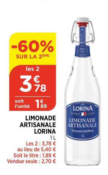 Limonade Artisanale Lorina