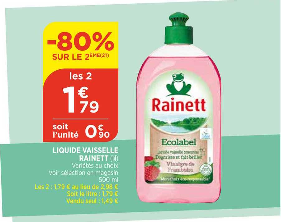 Liquide Vaisselle Rainett