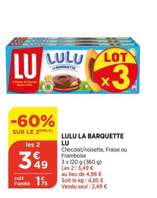 Lulu La Barquette Lu