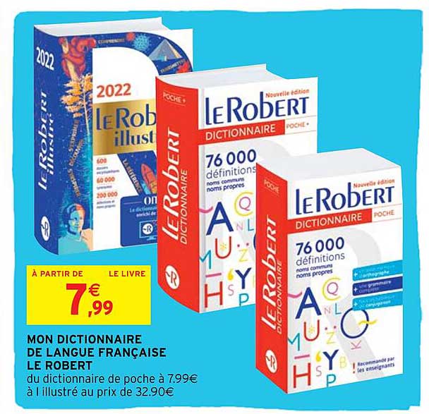 mon dictionnaire de langue française le robert
