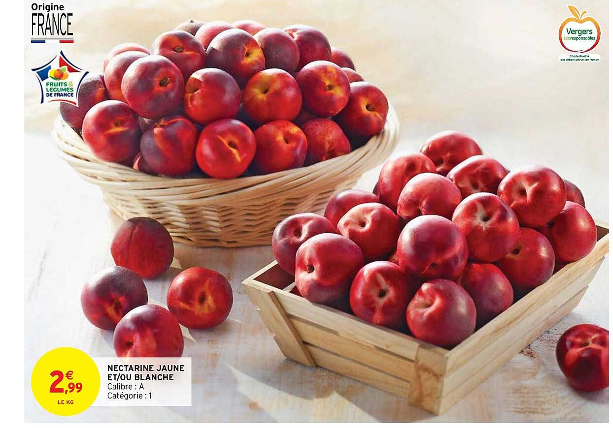 nectarine jaune et-ou blanche