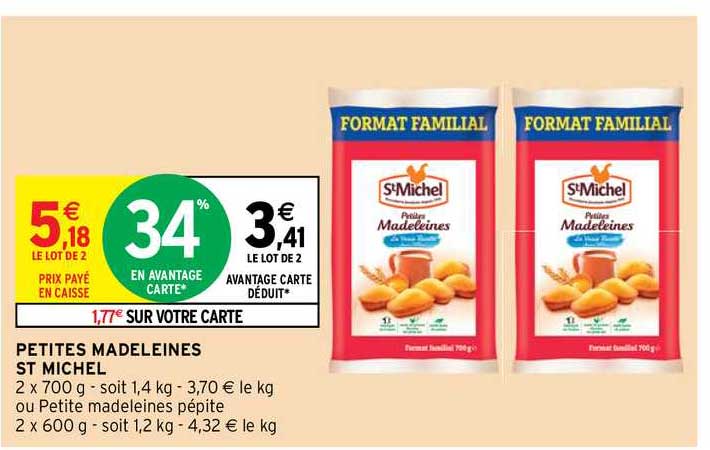 petites madeleines st michel