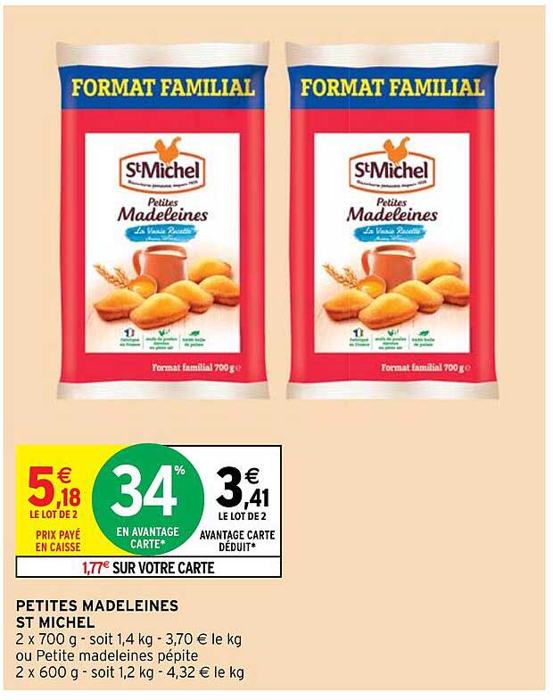 petites madeleines st michel