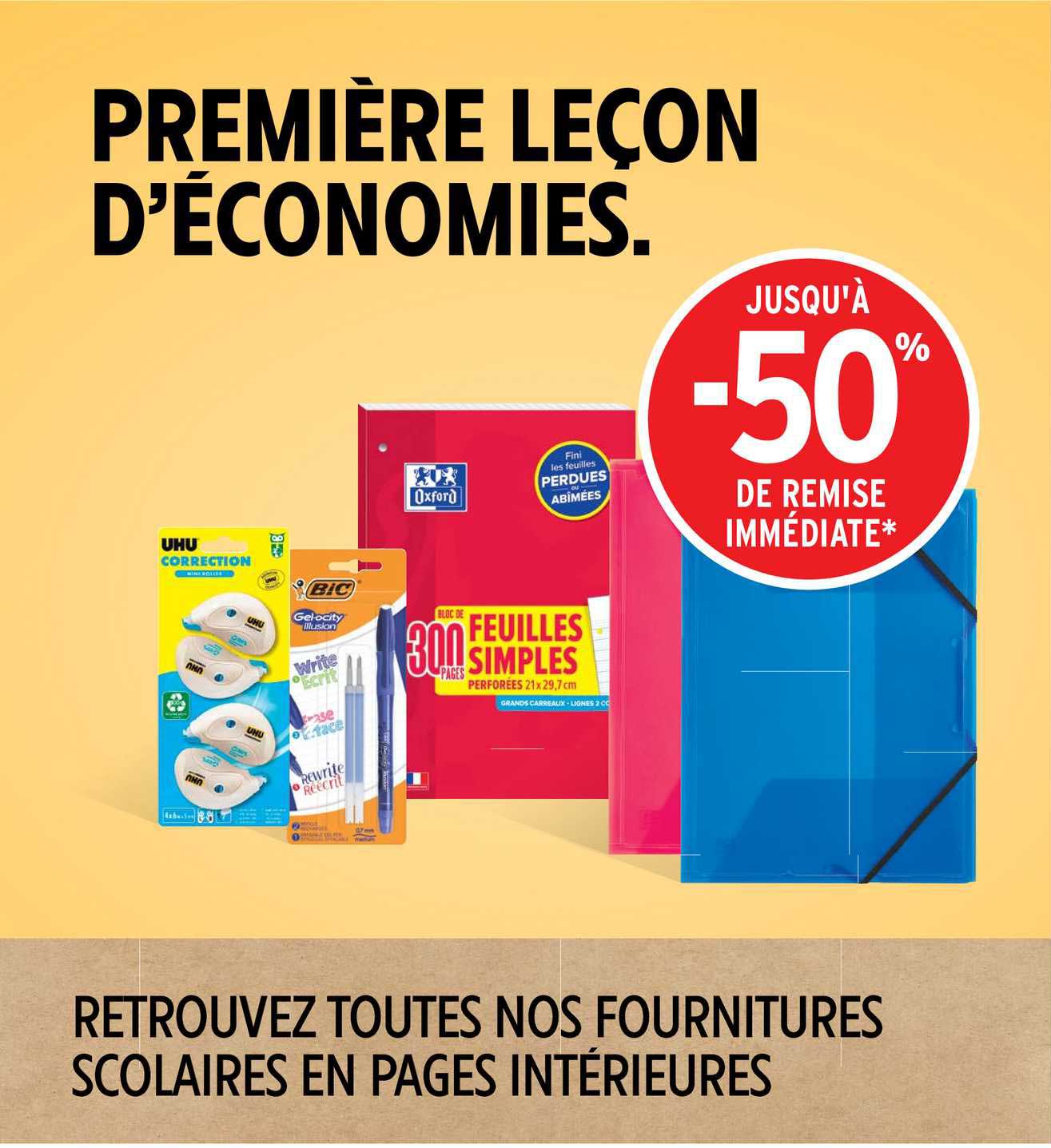 première leçon d'économies