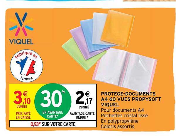 protège-documents a4 60 vues propysoft viquel