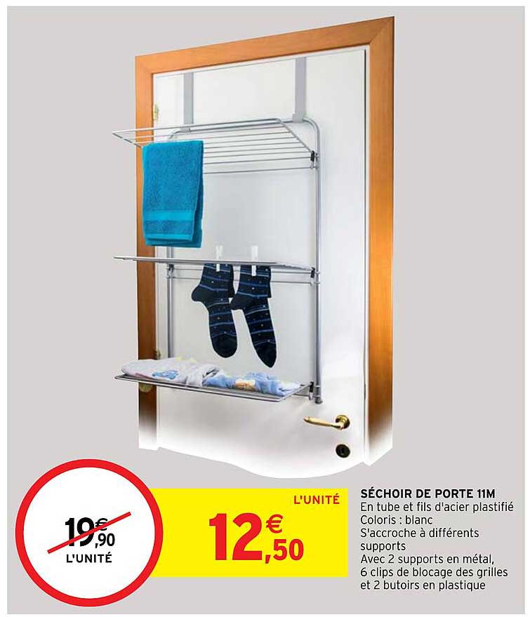 séchoir de porte 11m