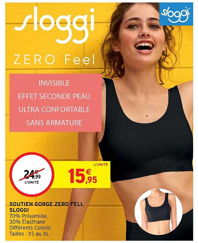 soutien gorge zéro fell sloggi