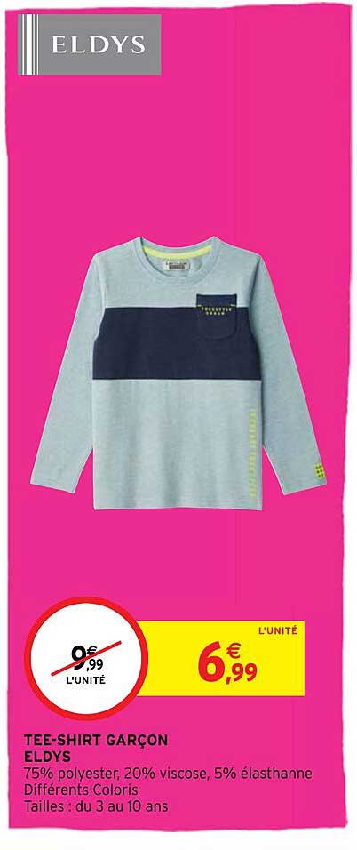 tee-shirt garçon eldys