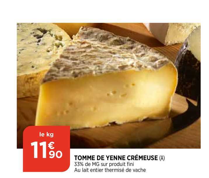 tomme de yenne crémeuse