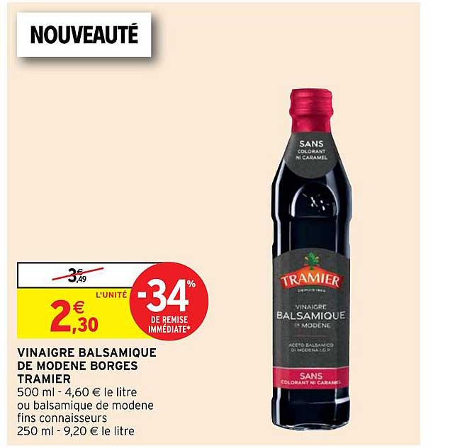 Vinaigre Balsamique De Modène Borges Tramier