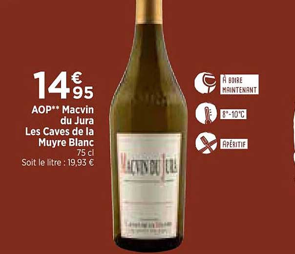 aop macvin du jura les caves de la muyre blanc