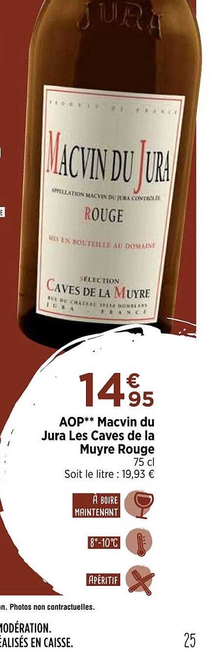 aop macvin du jura les caves de la muyre rouge
