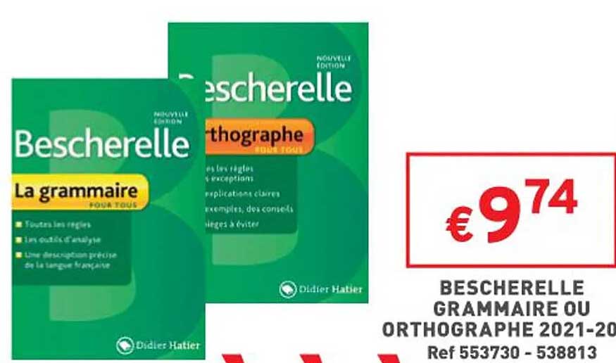 bischerelle grammaire ou orthographe 2021-2022