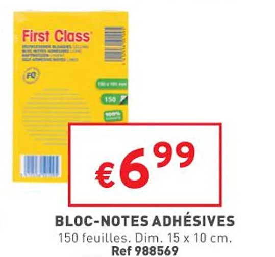 bloc-notes adhésives