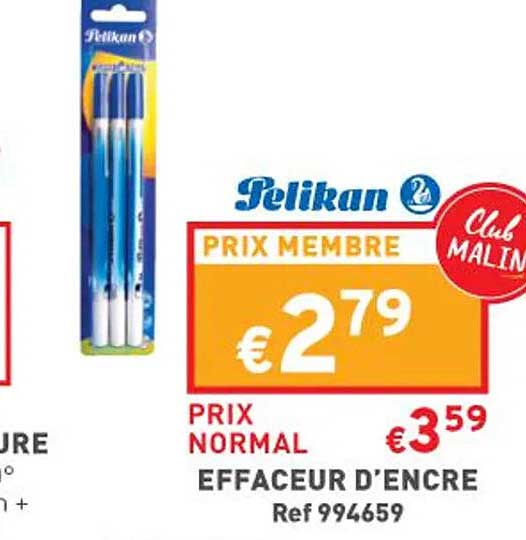 effaceur d'encre pelikan