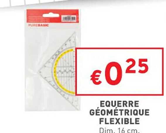 équerre géométrique fleixible