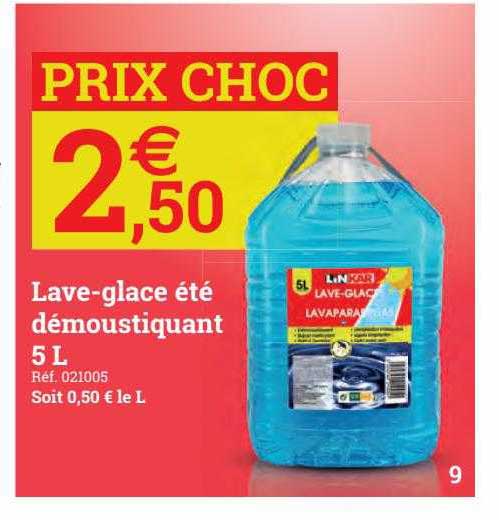Lave-glace été Démoustiquant 5 L