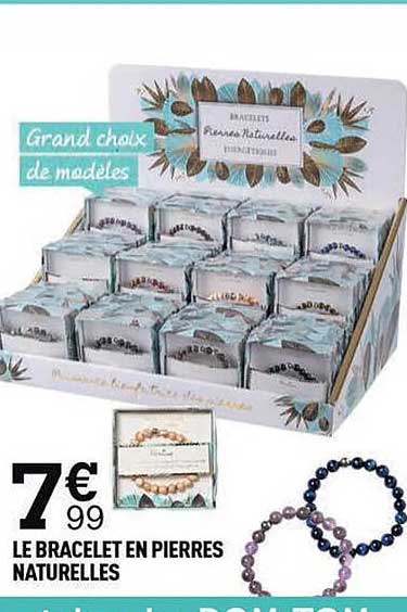 le bracelet en pierres naturelles