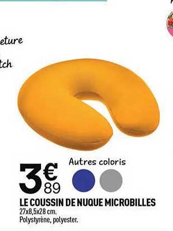 le coussin de nuque microbilles