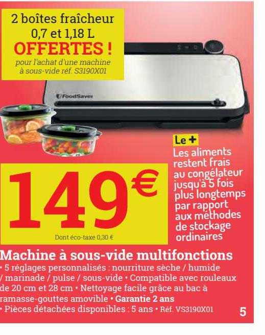 machine à sous-vide multifonctions