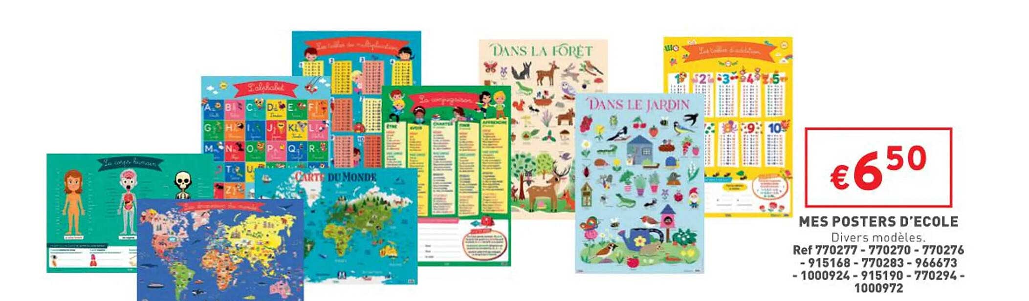 mes posters d'école