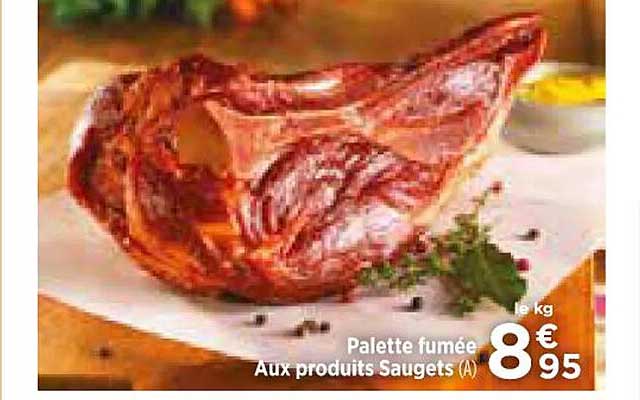 Palette Fumée Aux Produits Saugets