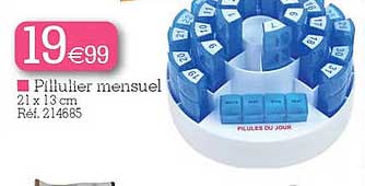 pilulier mensuel