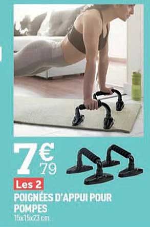 poignées d'appui pour pompes