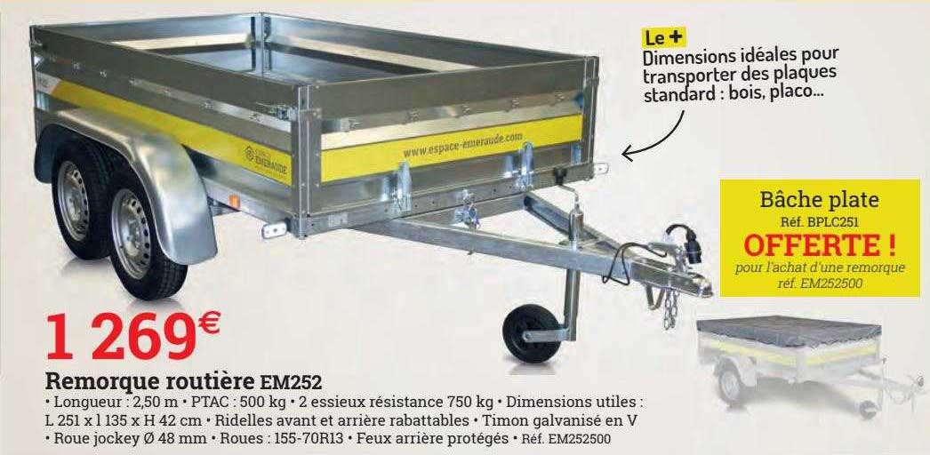 remorque routière em252