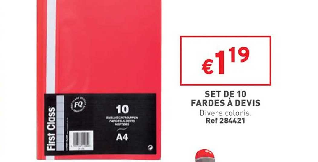 Set De 10 Fardes à Devis