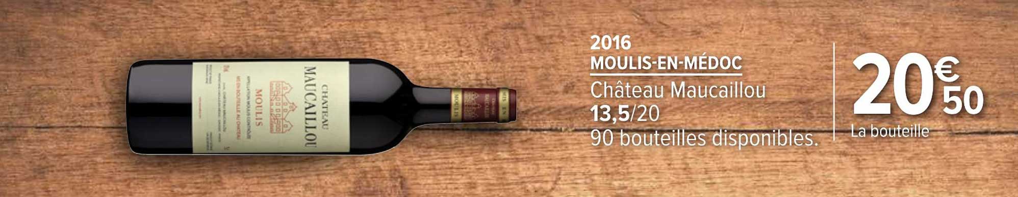 2016 moulis en médoc château maucaillou