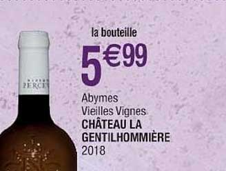 abymes vieilles vignes château la gentilhommière