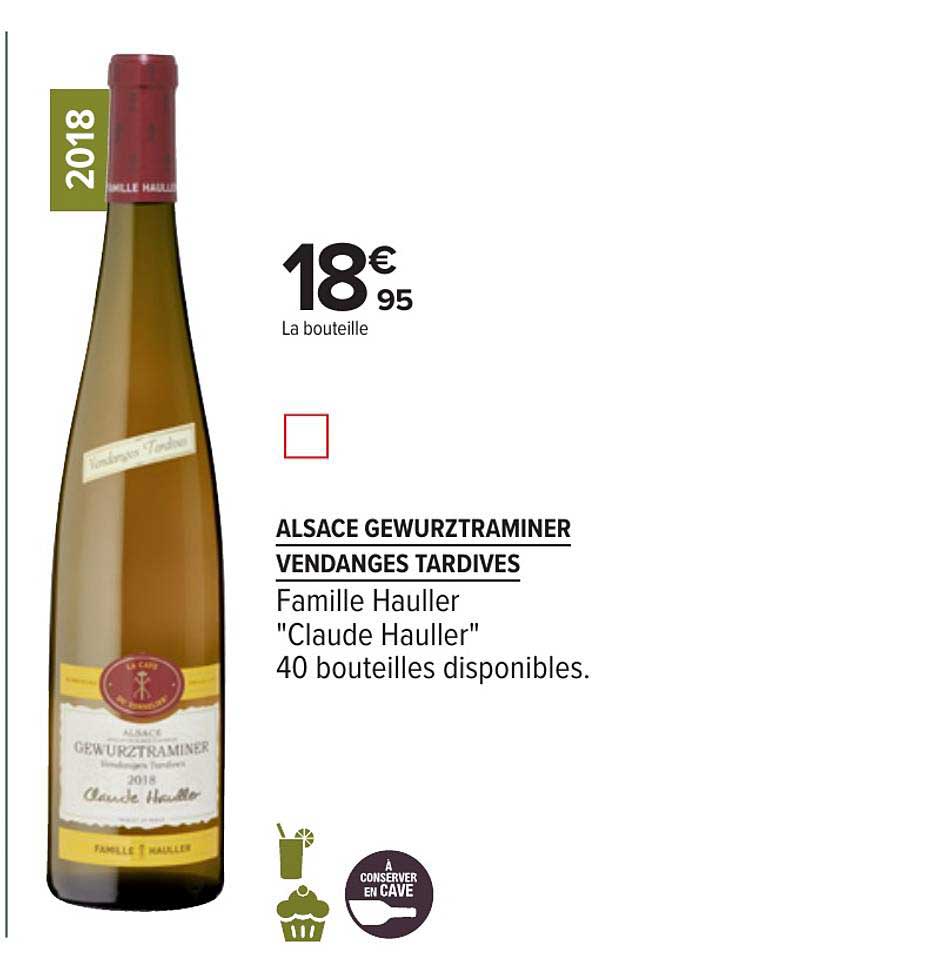 alsace gewurztraminer vendanges tardives famille hauller