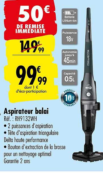 Aspirateur Balai