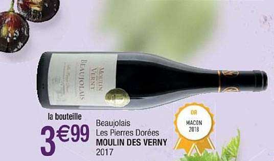 beaujolais les pierres dorées moulin des verny