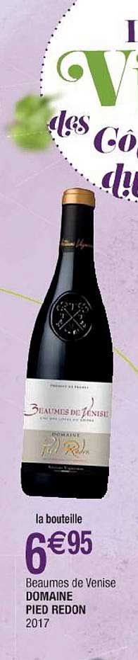 beaumes de venise domaine pied redon