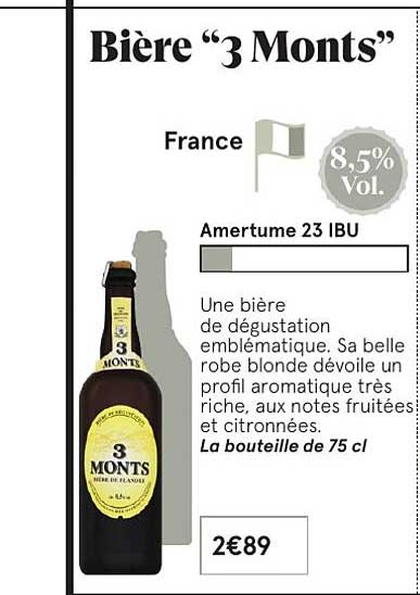 bière 3 monts