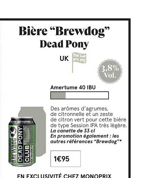 bière brewdog dead pony