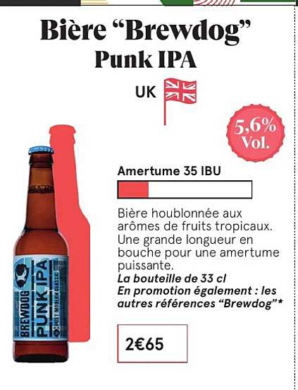 bière brewdog punk ipa