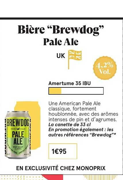 bière brewodog pale ale