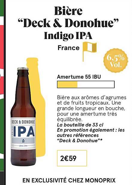 bière deck donohue indigo ipa